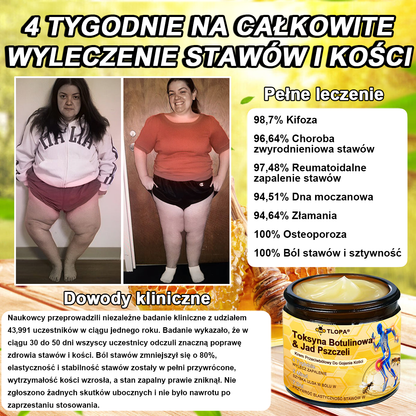 🦴TLOPA® Toksyna botulinowa i jad pszczeli Krem przeciwbólowy do gojenia kości🔥🔥🔥🔥