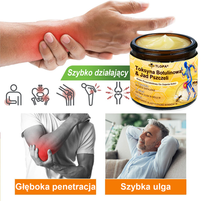 🦴TLOPA® Toksyna botulinowa i jad pszczeli Krem przeciwbólowy do gojenia kości🔥🔥🔥🔥
