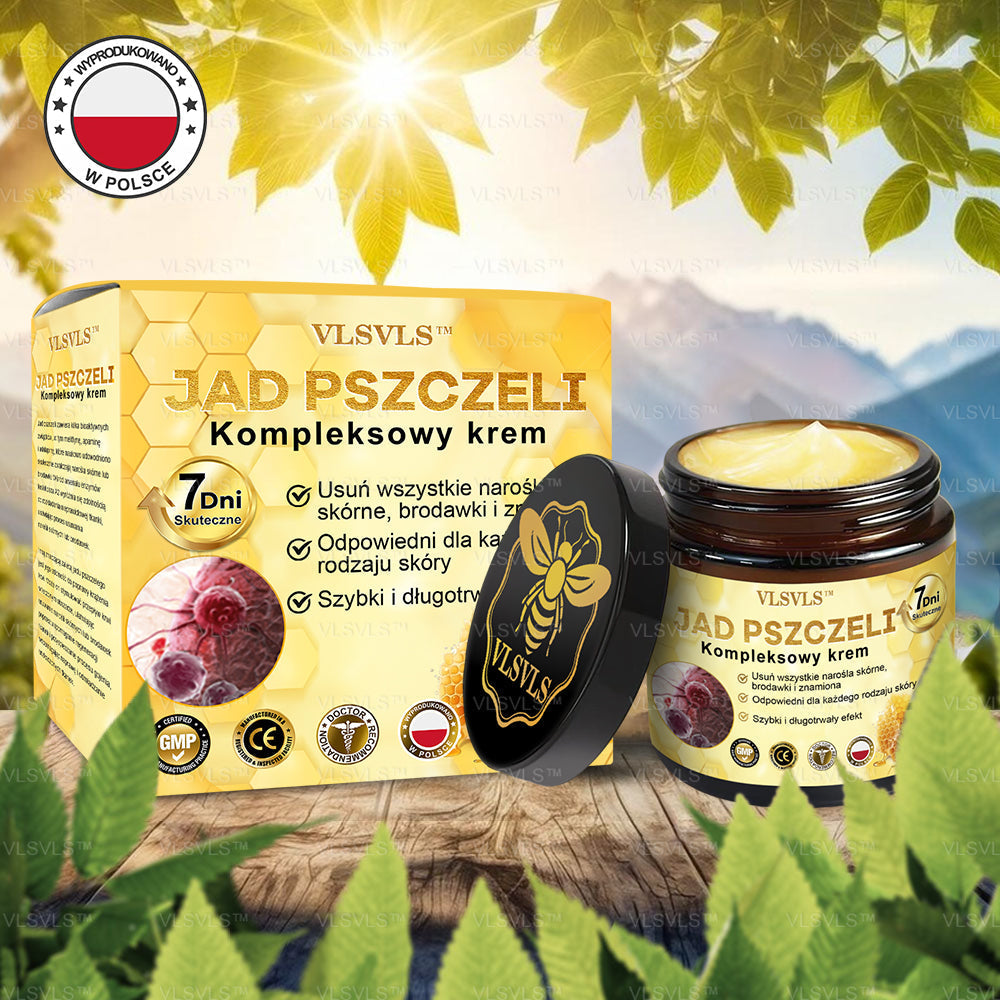 VLSVLS™ Krem Komprehensywny z Jadami Pszczół 🧑‍⚕️ Rekomendowany przez Dermatologów 50g