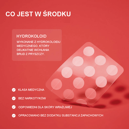 💎Oryginalne plastry – hydrokoloidowe plastry na trądzik nr 1, które zmniejszają wypryski i zaskórniki już po jednym użyciu; Nocne plastry na trądzik do twarzy i skóry (36 sztuk)